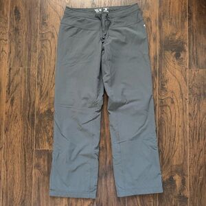 Mountain Hardwear Size 8 Gray Fleece Lined Pants